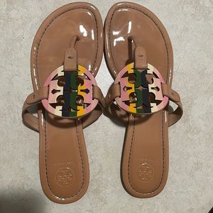 Tory Burch patent sandal